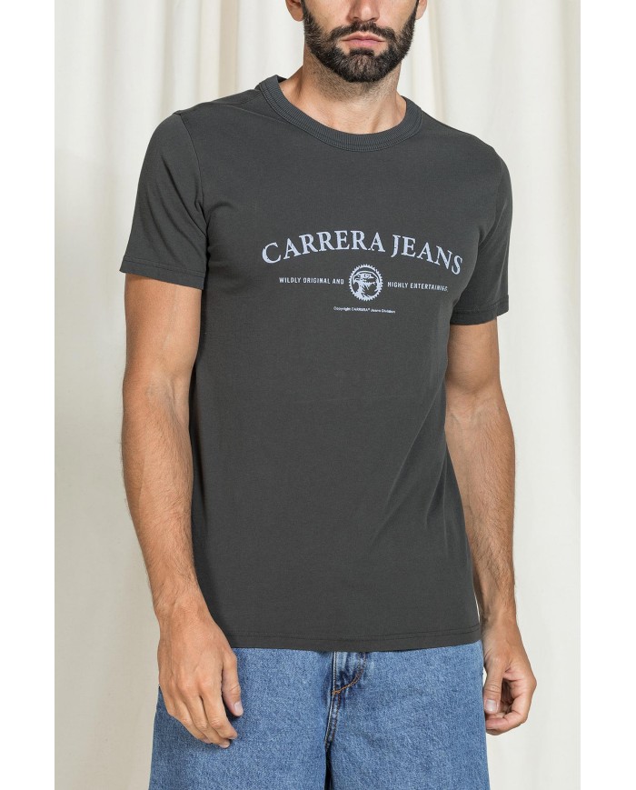 T-SHIRT VINTAGE CON STAMPE CARRERA REPLICA