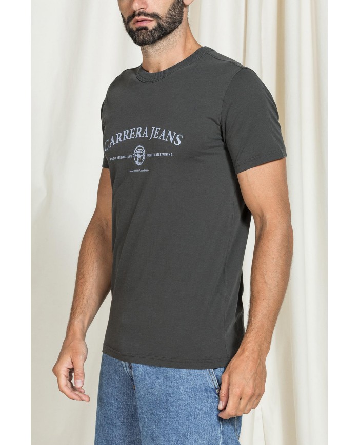 T-SHIRT VINTAGE CON STAMPE CARRERA REPLICA