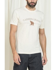 T-SHIRT VINTAGE CON STAMPE CARRERA REPLICA