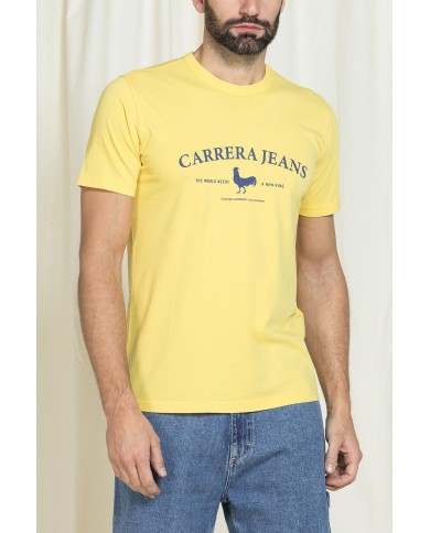 T-SHIRT VINTAGE CON STAMPE CARRERA REPLICA