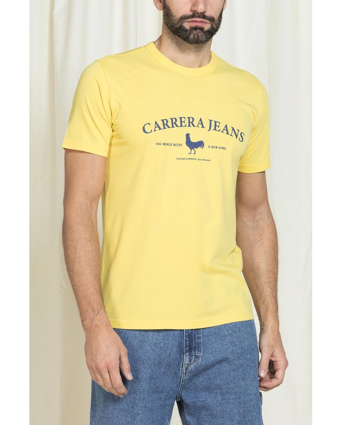 T-SHIRT VINTAGE CON STAMPE CARRERA REPLICA