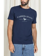 T-SHIRT VINTAGE CON STAMPE CARRERA REPLICA