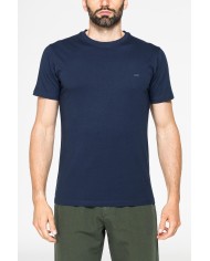 T-SHIRT GIROCOLLO IN COTONE TINTA UNITA