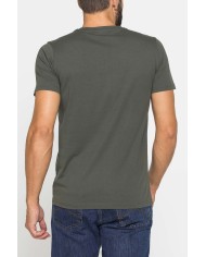 T-SHIRT GIROCOLLO IN COTONE TINTA UNITA