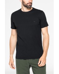 T-SHIRT GIROCOLLO IN COTONE TINTA UNITA