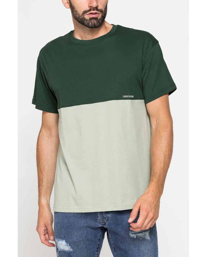 T-SHIRT GIROCOLLO OVERSIZE FIT IN JERSEY DI COTONE