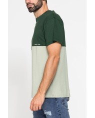 T-SHIRT GIROCOLLO OVERSIZE FIT IN JERSEY DI COTONE