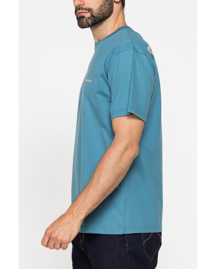 T-SHIRT GIROCOLLO OVERSIZE FIT IN JERSEY DI COTONE