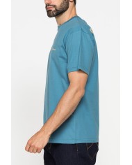 T-SHIRT GIROCOLLO OVERSIZE FIT IN JERSEY DI COTONE