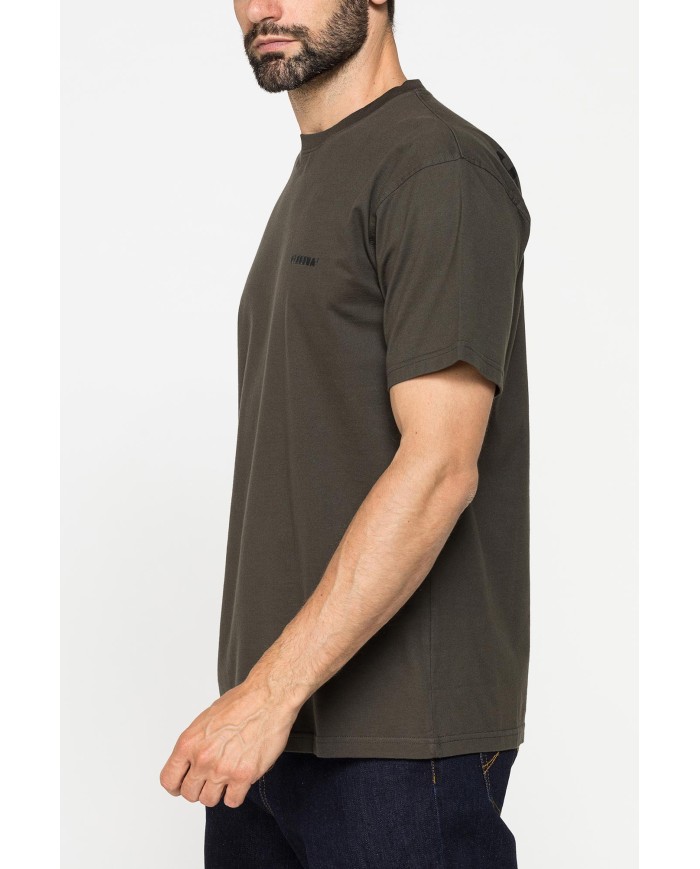 T-SHIRT GIROCOLLO OVERSIZE FIT IN JERSEY DI COTONE