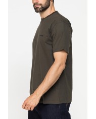 T-SHIRT GIROCOLLO OVERSIZE FIT IN JERSEY DI COTONE