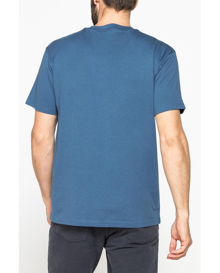 T-SHIRT GIROCOLLO OVERSIZE FIT IN JERSEY DI COTONE