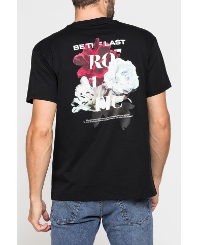 T-SHIRT GIROCOLLO OVERSIZE FIT IN JERSEY DI COTONE