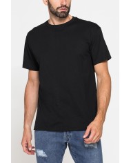 T-SHIRT GIROCOLLO OVERSIZE FIT IN JERSEY DI COTONE