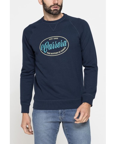 FELPA GIROCOLLO LEGGERA CON MANICHE RAGLAN