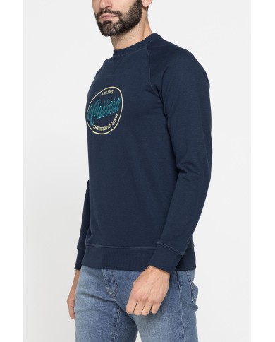 FELPA GIROCOLLO LEGGERA CON MANICHE RAGLAN