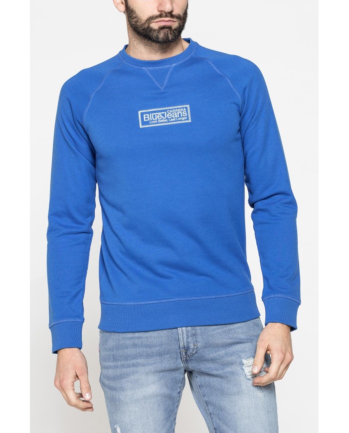 FELPA GIROCOLLO LEGGERA CON MANICHE RAGLAN