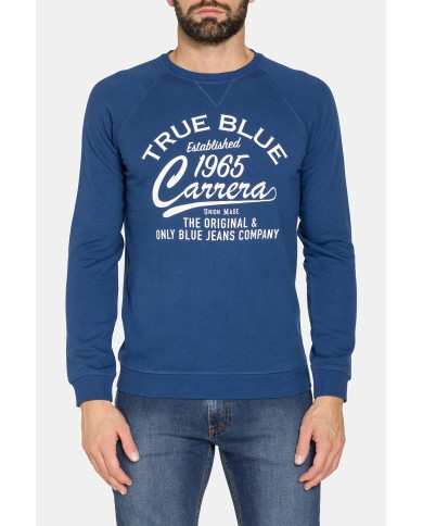 FELPA GIROCOLLO LEGGERA CON MANICHE RAGLAN