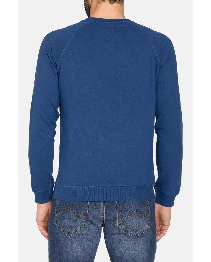 FELPA GIROCOLLO LEGGERA CON MANICHE RAGLAN