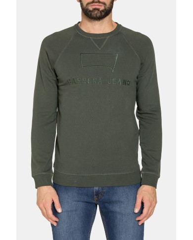 FELPA GIROCOLLO LEGGERA CON MANICHE RAGLAN