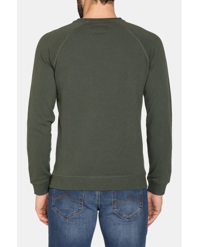 FELPA GIROCOLLO LEGGERA CON MANICHE RAGLAN