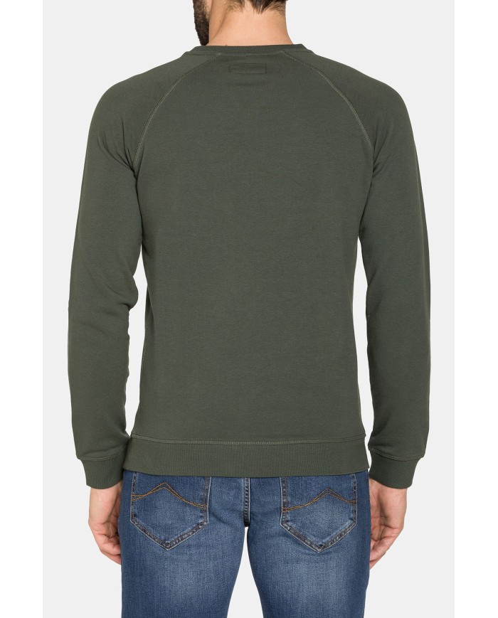 FELPA GIROCOLLO LEGGERA CON MANICHE RAGLAN