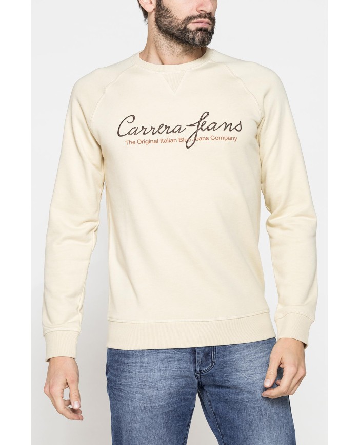 FELPA GIROCOLLO LEGGERA CON MANICHE RAGLAN