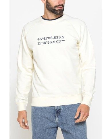 FELPA GIROCOLLO LEGGERA CON MANICHE RAGLAN