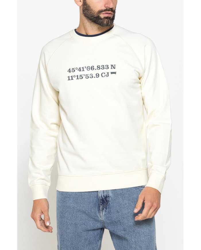 FELPA GIROCOLLO LEGGERA CON MANICHE RAGLAN