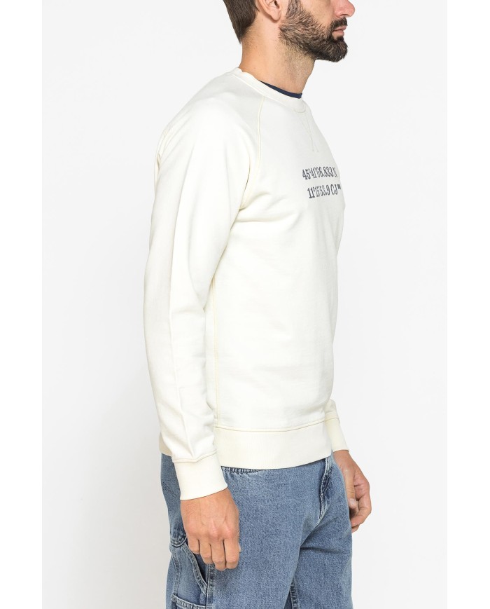 FELPA GIROCOLLO LEGGERA CON MANICHE RAGLAN