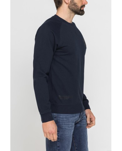 FELPA GIROCOLLO LEGGERA CON MANICHE RAGLAN