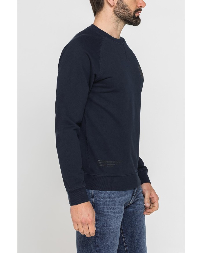 FELPA GIROCOLLO LEGGERA CON MANICHE RAGLAN