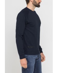 FELPA GIROCOLLO LEGGERA CON MANICHE RAGLAN