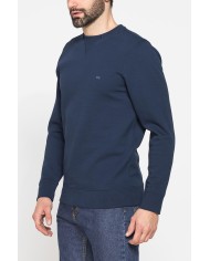 FELPA CASUAL GIROCOLLO IN PIQUET DA UOMO