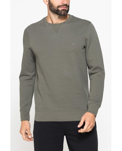 FELPA CASUAL GIROCOLLO IN PIQUET DA UOMO