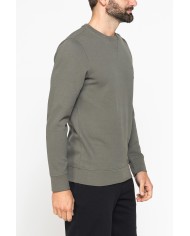 FELPA CASUAL GIROCOLLO IN PIQUET DA UOMO