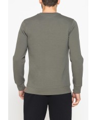 FELPA CASUAL GIROCOLLO IN PIQUET DA UOMO