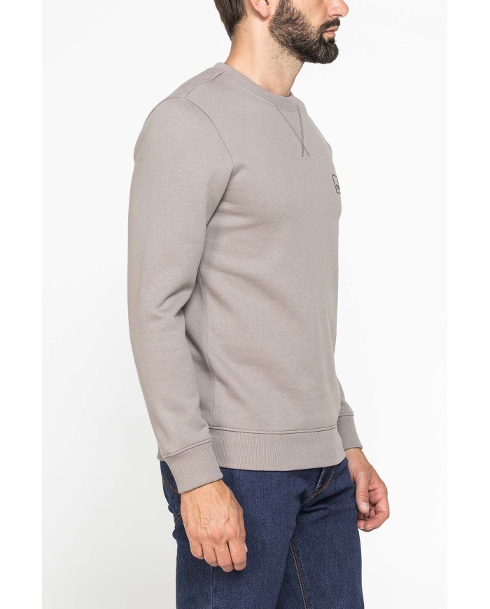 FELPA GIROCOLLO TINTA UNITA CON INTERNO FELPATO