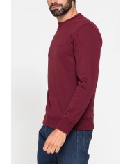 FELPA GIROCOLLO TINTA UNITA CON INTERNO FELPATO