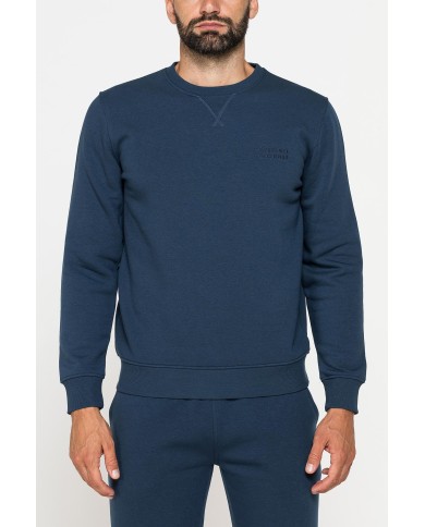 FELPA GIROCOLLO TINTA UNITA CON INTERNO FELPATO