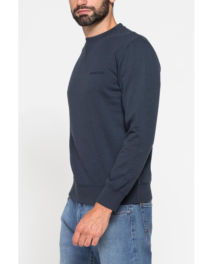 FELPA GIROCOLLO TINTA UNITA CON INTERNO FELPATO