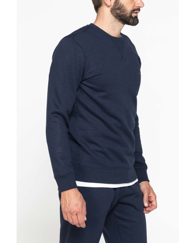 FELPA GIROCOLLO TINTA UNITA CON INTERNO FELPATO