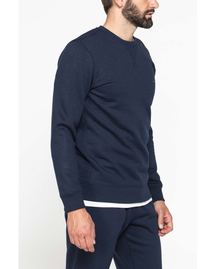 FELPA GIROCOLLO TINTA UNITA CON INTERNO FELPATO