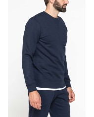 FELPA GIROCOLLO TINTA UNITA CON INTERNO FELPATO