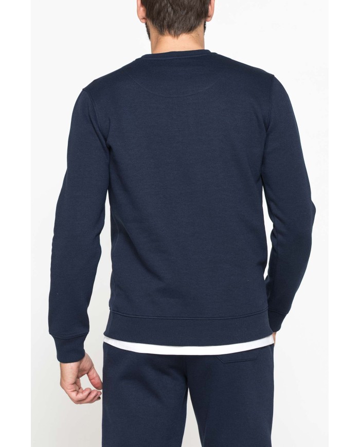 FELPA GIROCOLLO TINTA UNITA CON INTERNO FELPATO