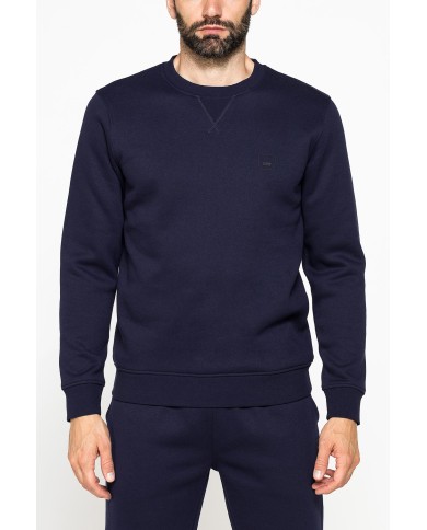 FELPA GIROCOLLO TINTA UNITA CON INTERNO FELPATO