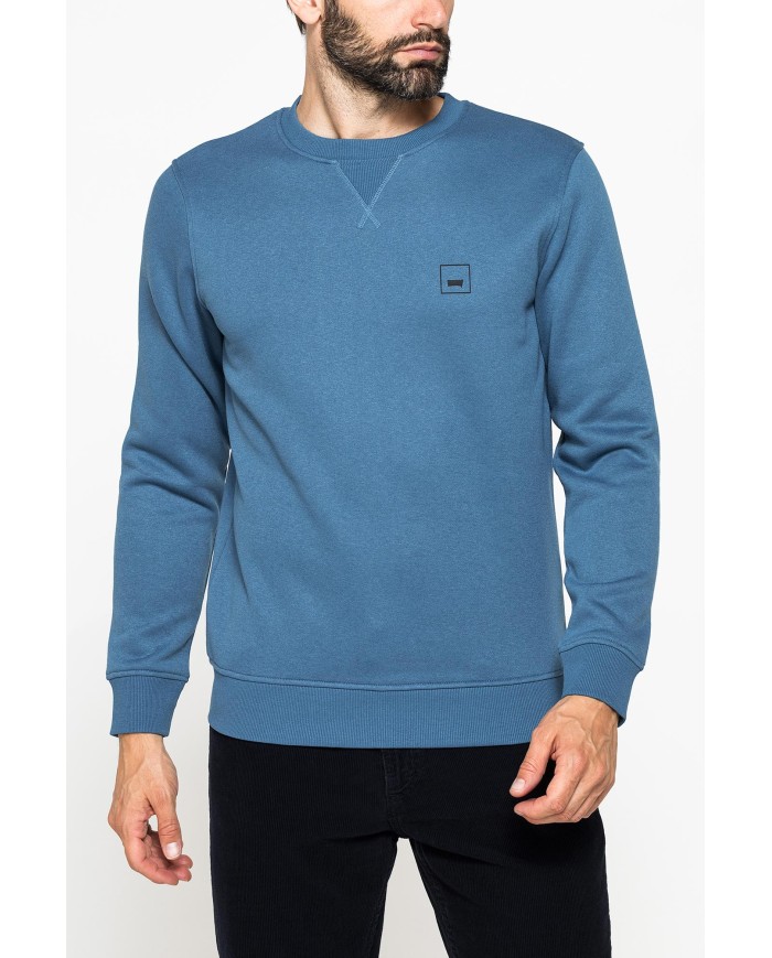 FELPA GIROCOLLO TINTA UNITA CON INTERNO FELPATO