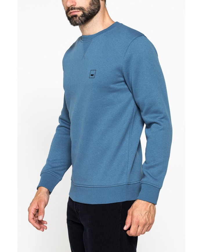 FELPA GIROCOLLO TINTA UNITA CON INTERNO FELPATO