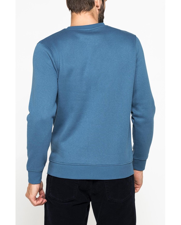 FELPA GIROCOLLO TINTA UNITA CON INTERNO FELPATO