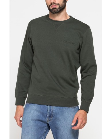 FELPA GIROCOLLO TINTA UNITA CON INTERNO FELPATO